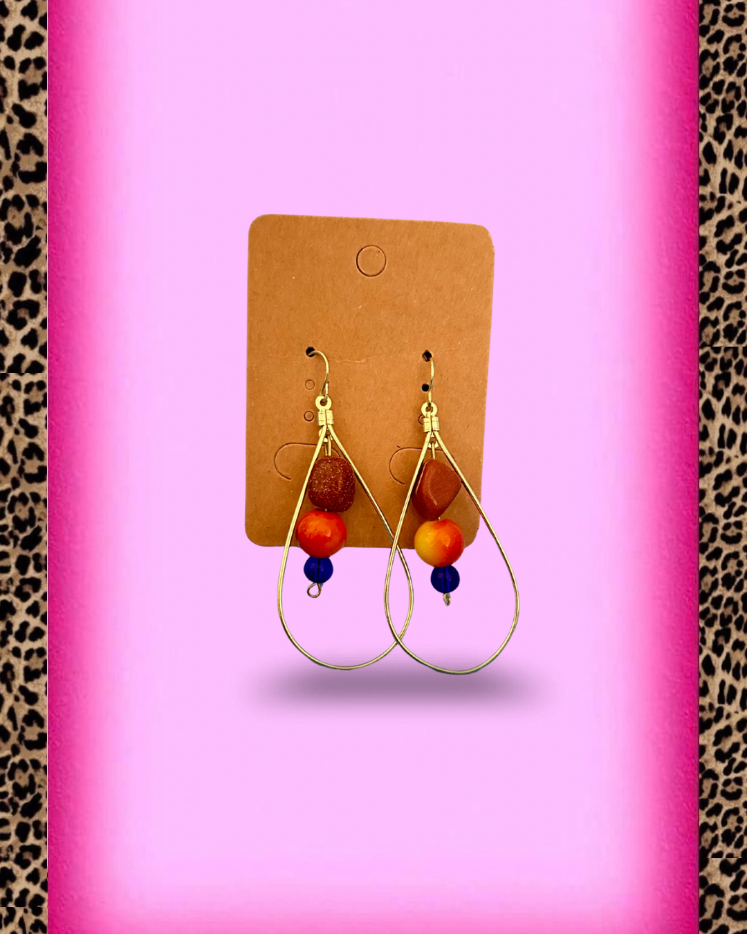 “Phoenix” Sunstone Earrings